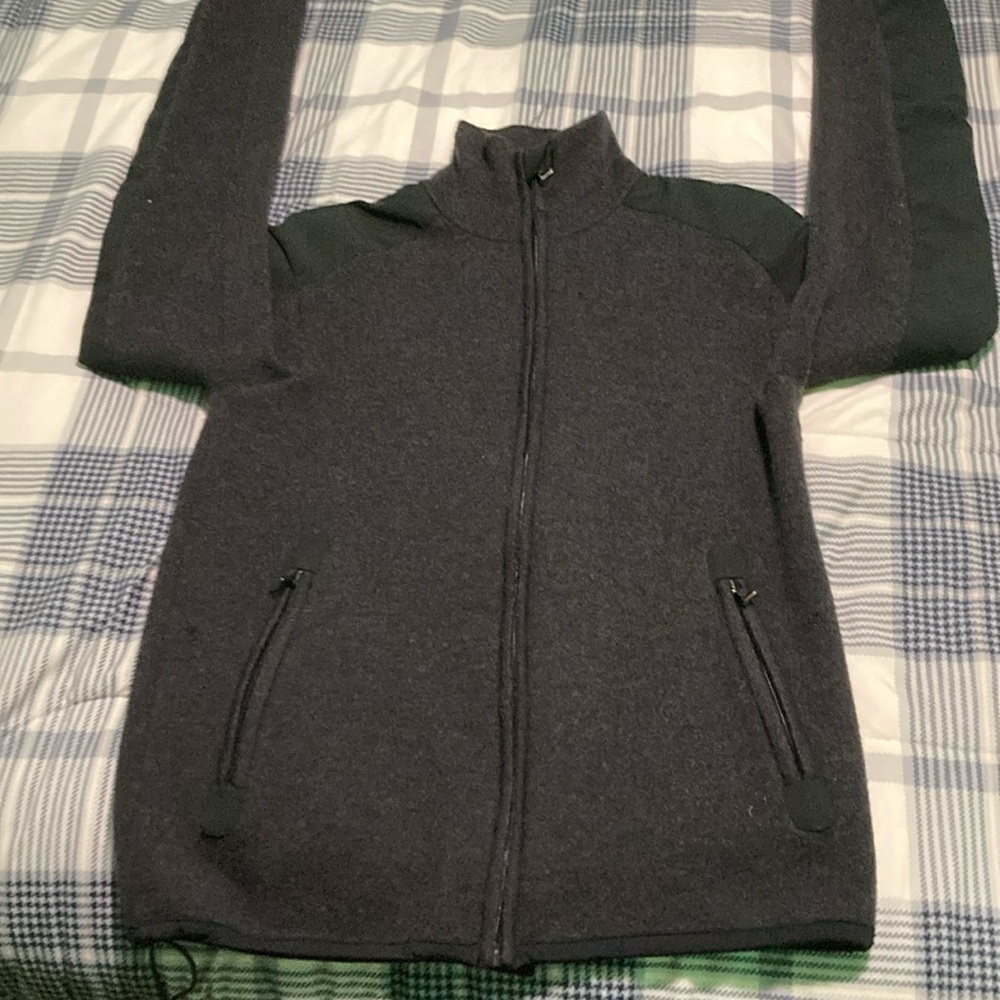 Prada Mens Black Turtleneck Zip Up